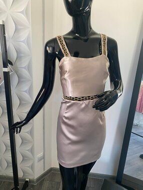 Elegant Dress, Handmade applications, Atlas, Size - S/P
